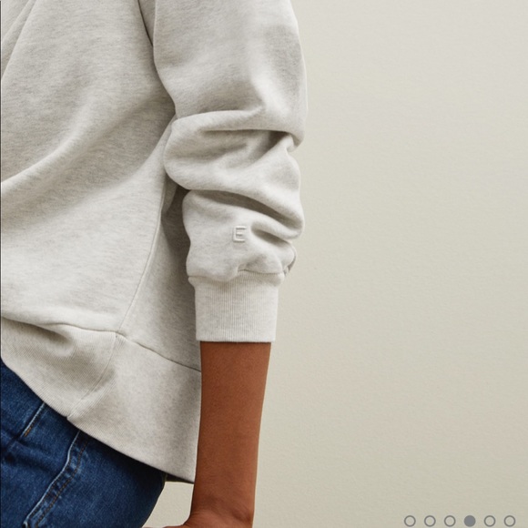 BNWT Track Oversized Crew Sweatshirt By Everlane - Picture 6 of 11